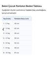 Mavi Kore Balon Pantolon  (LÜTFEN BEDEN TABLOSUNA GÖRE SEÇİM YAPINIZ)