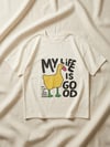 My Life Good Tişört Ekru
