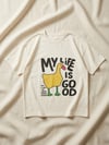 My Life Good Tişört Ekru