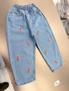 Nakışlı Balloon Jeans