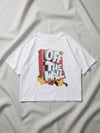 Off The Wall Oversize Tişört Beyaz