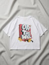 Off The Wall Oversize Tişört Beyaz