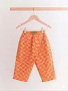 Orange Pileli Şalvar Pantolon