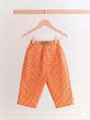 Orange Pileli Şalvar Pantolon