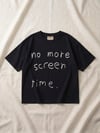 SİYAH NO SCREEN OVERSİZE TİŞÖRT
