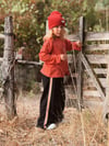Siyah Retro Stripe Alt Eşofman