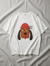 Tedeco The Dog Oversize Tişört Siyah