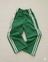 Yeşil Retro Stripe Alt Eşofman