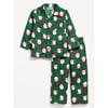 Yeşil Yılbaşı Pijama Takımı