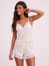 Dantel Detaylı Şortlu Pijama Takımı