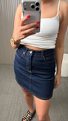 Lacivert Denim Etek