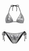 Metalik Üçgen Bikini Takımı