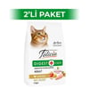 Felicia Tavuklu Yetişkin Kedi Maması 2 kg 2 Adet