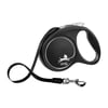Flexi Black Desing Otomatik Siyah Şerit Gezdirme Large 5 m