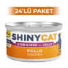 GimCat Shinycat Jöle İçinde Tavuklu Kısırlaştırılmış Kedi Konservesi 70 gr 24 Adet