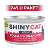 GimCat Shinycat Jöle İçinde Tavuklu ve Yengeçli Kedi Konservesi 70 gr 24 Adet