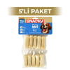Snacky Beyaz Köpek Çiğneme Kemiği 5 cm 10'lu 5 Paket