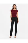 Kayık Yaka Crop Top