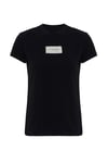 Happy T-shirt Önü Marka Baskılı Siyah