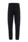 Mom Fit Kot Siyah Pantolon