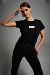 Mom Fit Kot Siyah Pantolon