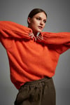 Orange Oversize Kazak