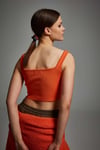 Over All Triko Crop Top