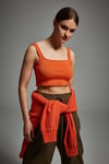 Over All Triko Crop Top