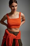 Over All Triko Crop Top