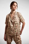 Soft Jungle Viskon Saten Pijama Takımı