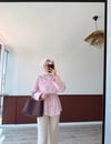 ÇİZGİ GÖMLEK PEMBE