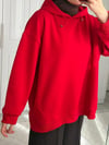 Oversize Sweatshirt - Kırmızı