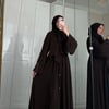 PREMİUM KALİTE ABAYA SETİ KAHVE 