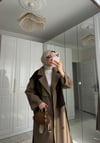Premium Trenç - Koyu Vizon