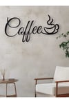 3D Baskı Coffee Yazılı Dekoratif Duvar Süsü – Kahve Temalı Tasarım