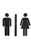 3D Baskı Erkek Kadın Tuvalet Kapı İşareti – WC Kapı Tabelası