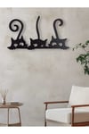 3D Baskı Kedi Desenli Sevimli Duvar Süsü - Duvar Dekoru