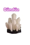 3D Baskı Kristal Görünümlü Karanlıkta Parlayan Masaüstü Aksesuarı (Glow in Dark)