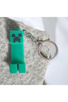 3D Baskı Minecraft Creeper Figürlü Anahtarlık
