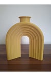 3D Baskı Modern Arch Tasarım U Formlu Dekoratif Vazo