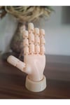 3D Baskı Oynar Eklemli Dekoratif El Figürü