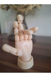 3D Baskı Oynar Eklemli Dekoratif El Figürü
