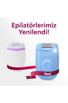 2000 Serisi BRE228/05 Bacak Epilasyon Aleti, Kablolu, Yıkanabilir, Mavi