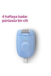 2000 Serisi BRE228/05 Bacak Epilasyon Aleti, Kablolu, Yıkanabilir, Mavi
