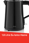 AR3134 Dreamtea Çay Makinesi 1 L Demlik Kapasitesi, 1650 W, Siyah