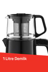 AR3134 Dreamtea Çay Makinesi 1 L Demlik Kapasitesi, 1650 W, Siyah