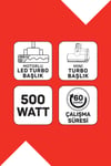 AR4209 MagiClean Flex Dikey Şarjlı Süpürge 500 W, 60 Dk Kullanım, Siyah