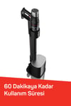 AR4211 MagiClean FlexBin İstasyonlu Dikey Şarjlı Süpürge 500W, BLDC Motor, Siyah