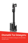 AR4211 MagiClean FlexBin İstasyonlu Dikey Şarjlı Süpürge 500W, BLDC Motor, Siyah