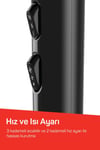 AR5134 Hairstar Neo Saç Kurutma Makinesi 2300 W, Soğuk Hava Fonksiyonu, Siyah